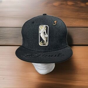 New Era NBA Finals Baseball Cap Hat Black Adjustable Snapback 9Fifty Embroidered